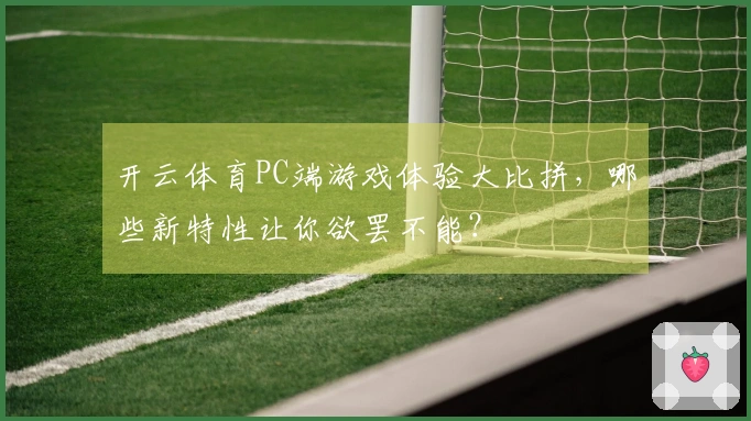 开云体育PC端游戏体验大比拼，哪些新特性让你欲罢不能？